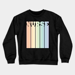 Nurse Rainbow Crewneck Sweatshirt